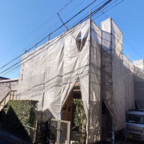 外部足場掛け