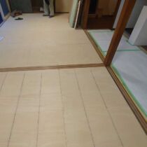 和室 施工中