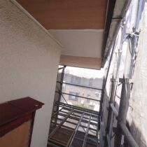 施工中 木部補修